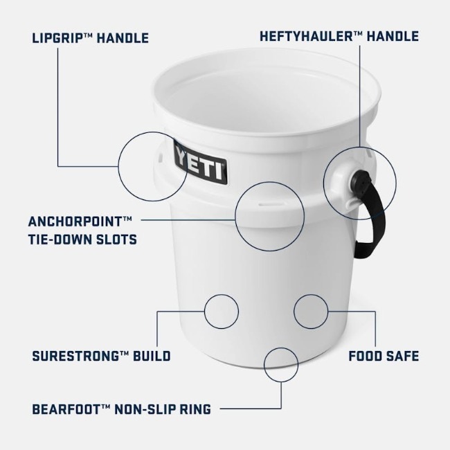 �����ƥ� YETI �����ɥ����� 5������Х��� Loadout 5 Gallon Bucket