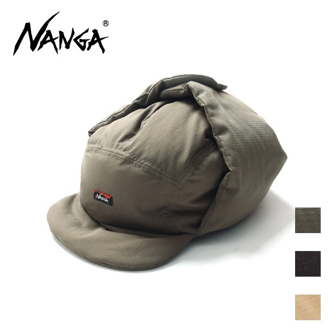 �ʥ� NANGA �����ӥ�åץ��ȥåץ����󥤥䡼�ե�åץ���å� TAKIBI RIPSTOP DOWN EAR FLAP CAP