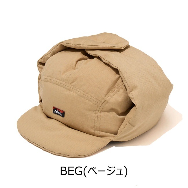�ʥ� NANGA �����ӥ�åץ��ȥåץ����󥤥䡼�ե�åץ���å� TAKIBI RIPSTOP DOWN EAR FLAP CAP