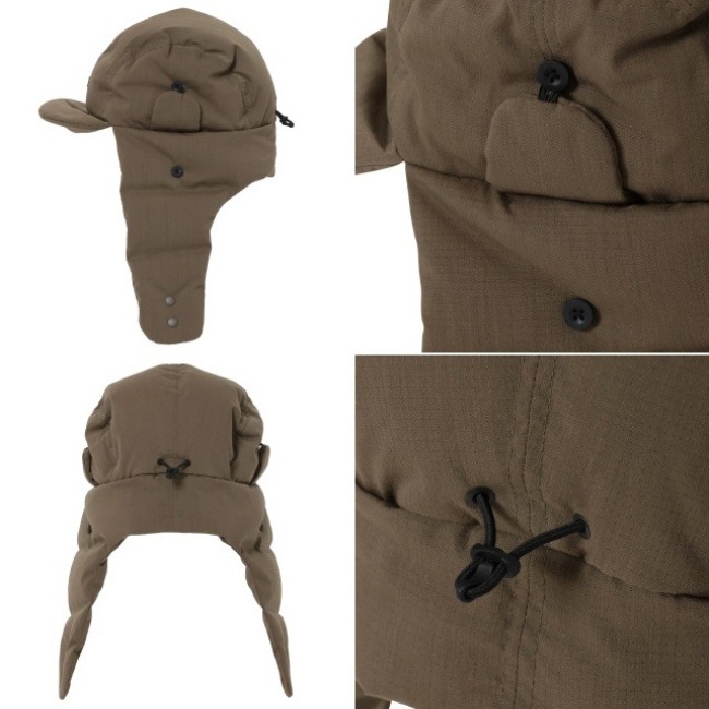 �ʥ� NANGA �����ӥ�åץ��ȥåץ����󥤥䡼�ե�åץ���å� TAKIBI RIPSTOP DOWN EAR FLAP CAP