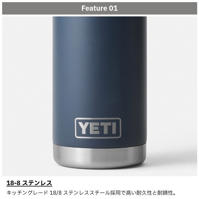 �����ƥ� YETI ���֥顼 36oz �����������ܥȥ륦�������㥰����å� Rambler 36oz Water Bottle With Chug Cap
