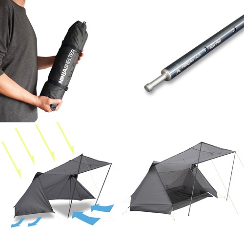 �ѡ�������� PAAGO WORKS  �˥󥸥㥷���륿�� NINJA SHELTER