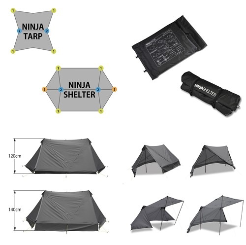 �ѡ�������� PAAGO WORKS  �˥󥸥㥷���륿�� NINJA SHELTER