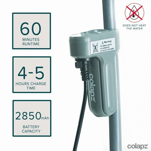 ����ץ� COLAPZ  Portable Rechargeable Travel Shower (3in1) �ݡ����֥륷��
