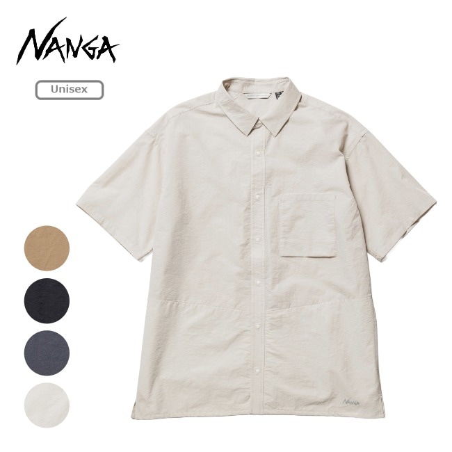 �ʥ� NANGA ��������������ե���S/S����� ��˥��å��� AIR CLOTH COMFY S/S SHIRT