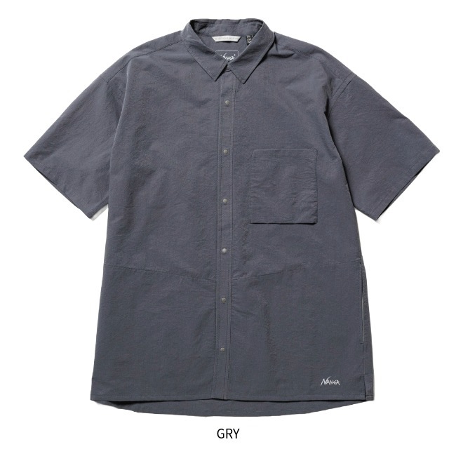 �ʥ� NANGA ��������������ե���S/S����� ��˥��å��� AIR CLOTH COMFY S/S SHIRT
