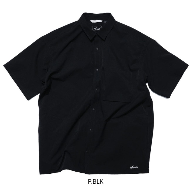ナンガ NANGA ドットエア コンフィー ショートスリーブシャツ メンズ DotAir COMFY S/S SHIRT MEN
