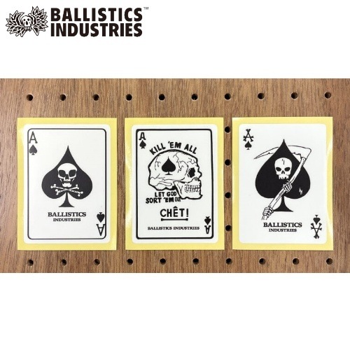 �Хꥹ�ƥ����� Ballistics �ǥ������ɥ��ƥå������å� DEATH CARD STICKER SET BWS-0003