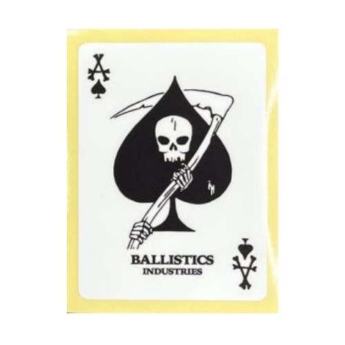 �Хꥹ�ƥ����� Ballistics �ǥ������ɥ��ƥå������å� DEATH CARD STICKER SET BWS-0003