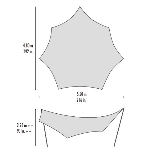 MSR エムエスアール ランデブーサンシールド200ウィング TAN