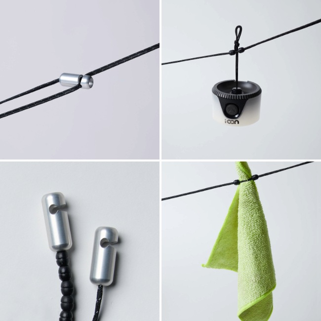 ��饳 muraco �ϥ󥮥󥰥饤��֥�å� 6m HANGING LINE Black 6m