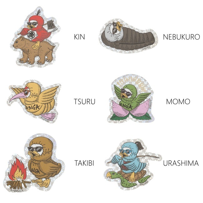 �ʥ� NANGA �ۥ�����ե��å������������ƥå��� HOLOGRAPHIC GAAACY STICKER