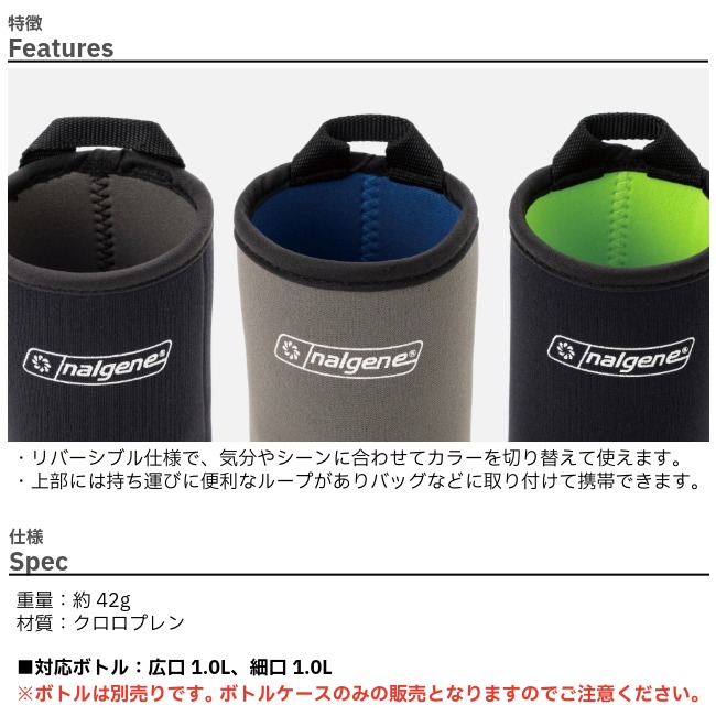 ナルゲン NALGENE リバーシブルボトルケース 1.0L