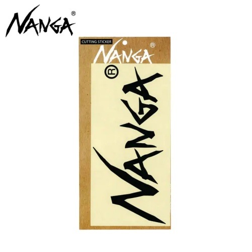 �ʥ� NANGA  CUTTING STICKER �ʥ󥬥��åƥ��󥰥��ƥå��� S BLK