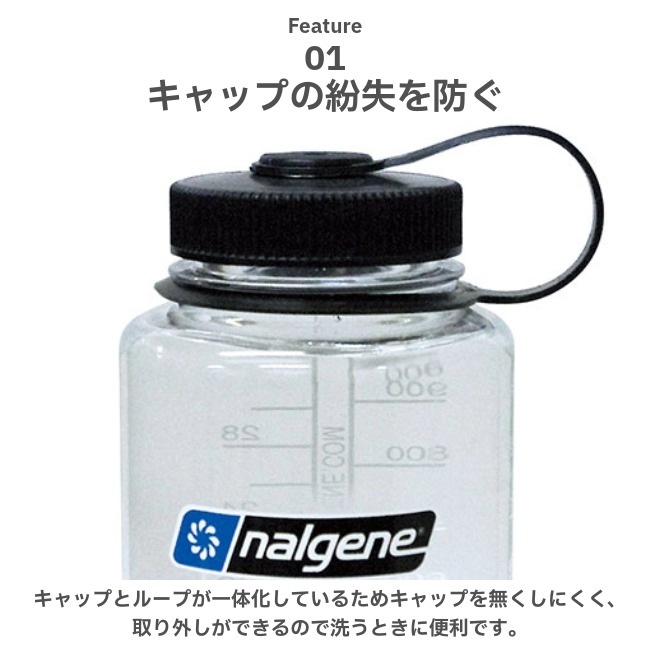 ナルゲン NALGENE 広口1.0L用ループキャップ