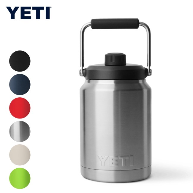 �����ƥ� YETI ���֥顼 �ϡ��ե����󥸥㥰 Rambler Half Gallon Jug