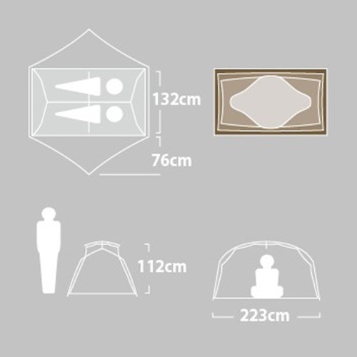 ニーモ NEMO オーロラリッジ 2P