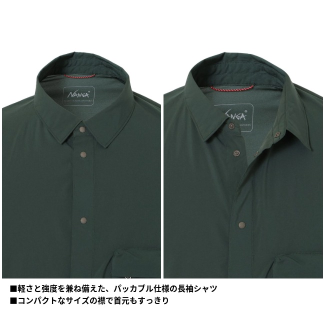 �ʥ� NANGA PLC ��������������󥷥�� ��� PLC EXCURSION SHIRT MEN