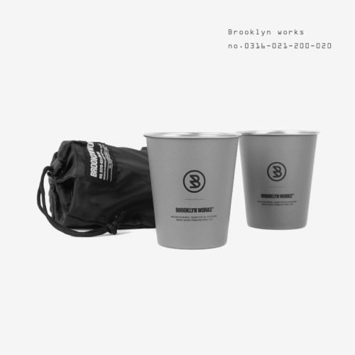 �֥�å�������� BROOKLYN WORKS SINGLE CUP��2Set��
