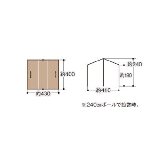 ��˥ե졼�� UNIFLAME  REVO�������������� 4��4 TC/TAN