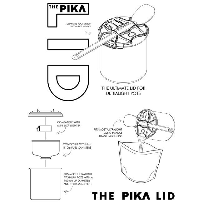 �ԥ������ȥɥ��� PIKA OUTDOORS �� �ԥ� ��å� The Pika Lid