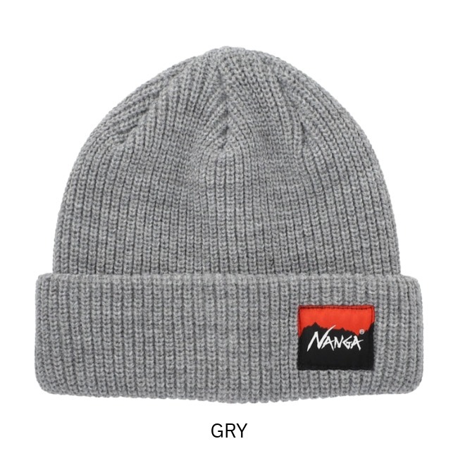 �ʥ� NANGA �ܥå������� �Х륭���ӡ��ˡ� BOX LOGO BULKY BEANIE