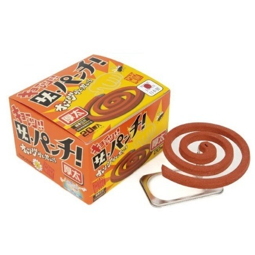 オレンジかとりせんこう ザ・パンチ 蚊取り線香 | ガレージキャンプ