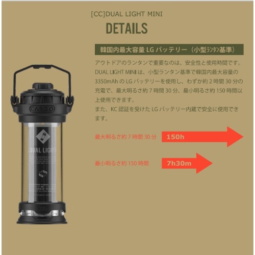 ����������ƥ� CARGO CONTAINER �ǥ奢��饤�ȥߥ� ������ DUAL LIGHT MINI(KH)