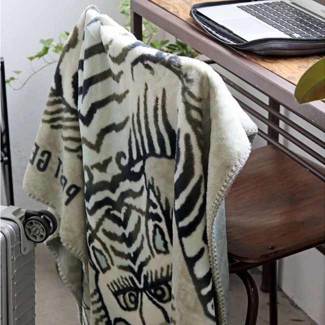 ポストジェネラル POSTGENERAL フランネル フリースブランケット FLANNEL FLEECE BLANKET