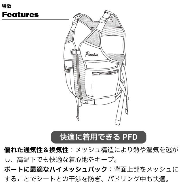 エムアールエス パックラフト MRS Packraft パッカ スパイ ライト XS/S サイズ ポケットジッパーなし Packa Spy Light