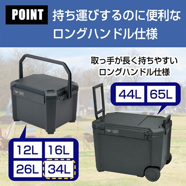 コアフラックス COREFLUX クーラーボックス VIP 34L スレートグレー