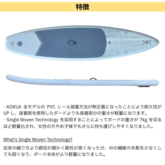 ������ KOKUA ���饤�� �إ�ƥ������ǥ������ GLIDE -Heritage Edition- 11'2" �� 30"