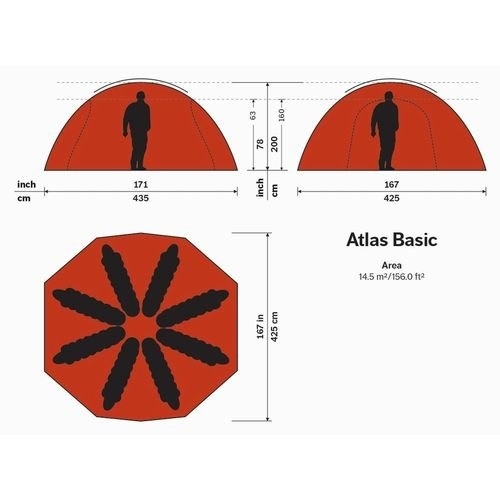 �ҥ�С��� HILLEBERG ���ȥ饹 ����� ATLAS