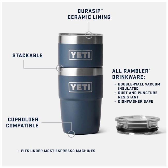 イエティ YETI ランブラー 8オンススタッカブルカップ デュラシップ RAMBLER 8oz STACKABLE CUP DURASIP