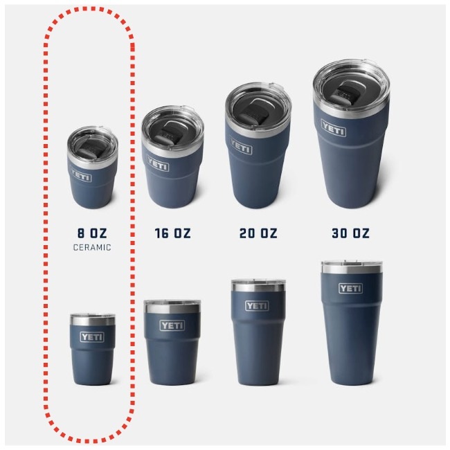 イエティ YETI ランブラー 8オンススタッカブルカップ デュラシップ RAMBLER 8oz STACKABLE CUP DURASIP