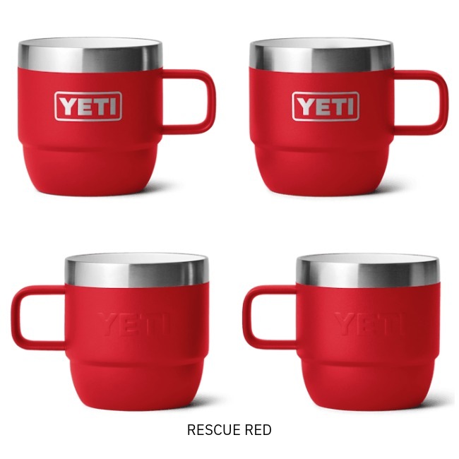 �����ƥ� YETI  ���֥顼 6���󥹥����å��֥�ޥ� 2�ѥå� RAMBLER 6oz Stackable Mugs 2PK