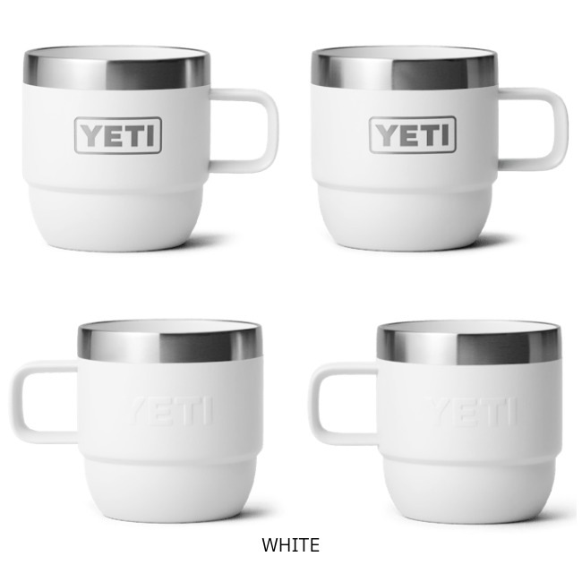 �����ƥ� YETI  ���֥顼 6���󥹥����å��֥�ޥ� 2�ѥå� RAMBLER 6oz Stackable Mugs 2PK