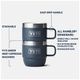 �����ƥ� YETI  ���֥顼 6���󥹥����å��֥�ޥ� 2�ѥå� RAMBLER 6oz Stackable Mugs 2PK