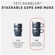 �����ƥ� YETI  ���֥顼 6���󥹥����å��֥�ޥ� 2�ѥå� RAMBLER 6oz Stackable Mugs 2PK