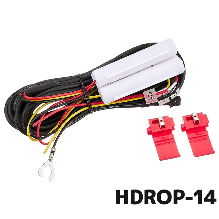 ドライブレコーダー用 HDROP-14コムテック 駐車監視・直接配線コード
