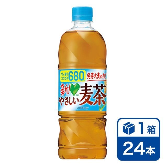 サントリー グリーンダカラ 麦茶 680ml 24本入り[手売り用] 1ケース(SU...