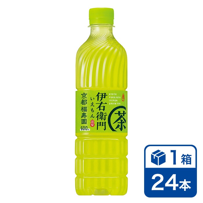 サントリー 緑茶伊右衛門 600mlPET 24本入(SUNTORY いえもん ペット