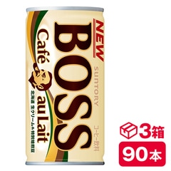 サントリー ボス カフェオレ 185g缶　30本入り×3ケース(90本 SUNTORY BOSS コーヒー) beverage ソフトドリンク 清涼飲料水