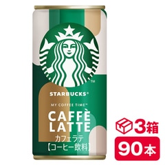 サントリー スターバックス MY COFFEE TIME カフェラテ185g缶　30本入り×3ケース(90本 suntory Starbucks my coffee time caffelatte)