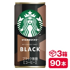 サントリー スターバックス MY COFFEE TIME ブラック 185g缶　30本入り×3ケース(90本 suntory Starbucks coffee)