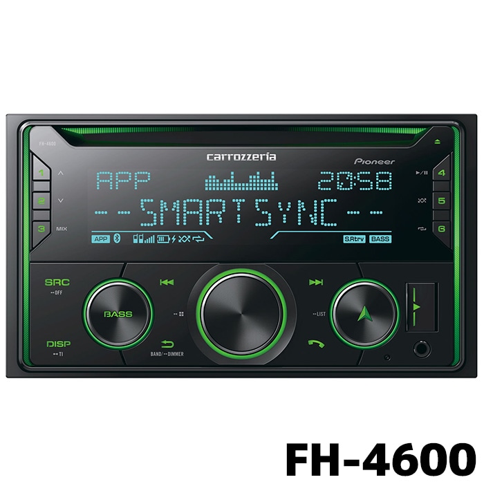 FH-4600 パイオニア カーオーディオ カロッツェリア 2DIN CD/Bluetooth