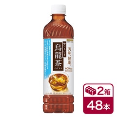サントリー 烏龍茶 600mlPET　24本入り×2ケース(48本 suntory 機能性表示食品 ウーロン茶 ペットボトル)