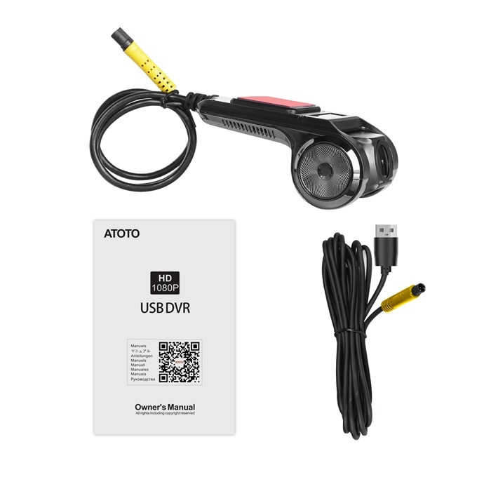 AC-44P2 ATOTO アトト ドライブレコーダー 1080P オンダッシュ