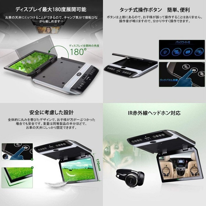 EONON �ֺ��ѥե�åץ������˥��� L0122 �᥿�륰�졼 10.1����� ����10.1�� WSVGA�վ�