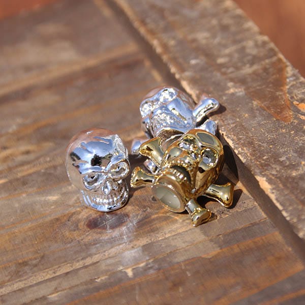バルブキャップ AL [SKULL] | ホイール,バルブキャップ | GOLDRUSH AJITO